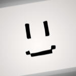 icon of a computer screen with a smiley face on it